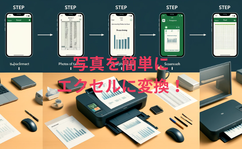 写真の表をエクセルに変換する方法：簡単ステップガイド